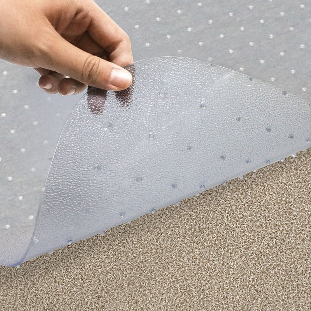 36" X 48" PVC Chair Mat Protector Floor Carpet Home Office Rolling Chair Studded with Lip