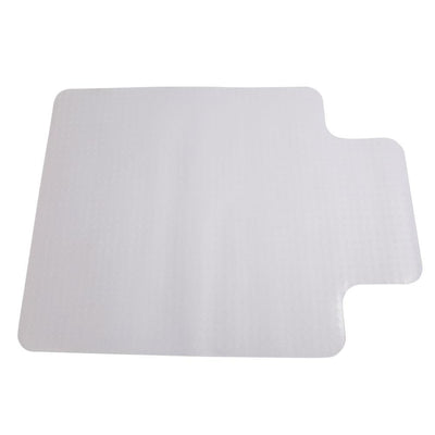36" x 48" Home Office Chair Pvc Floor Mat with Lip for Carpet