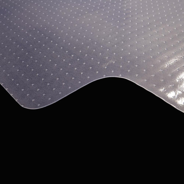 36" x 48" Home Office Chair Pvc Floor Mat with Lip for Carpet