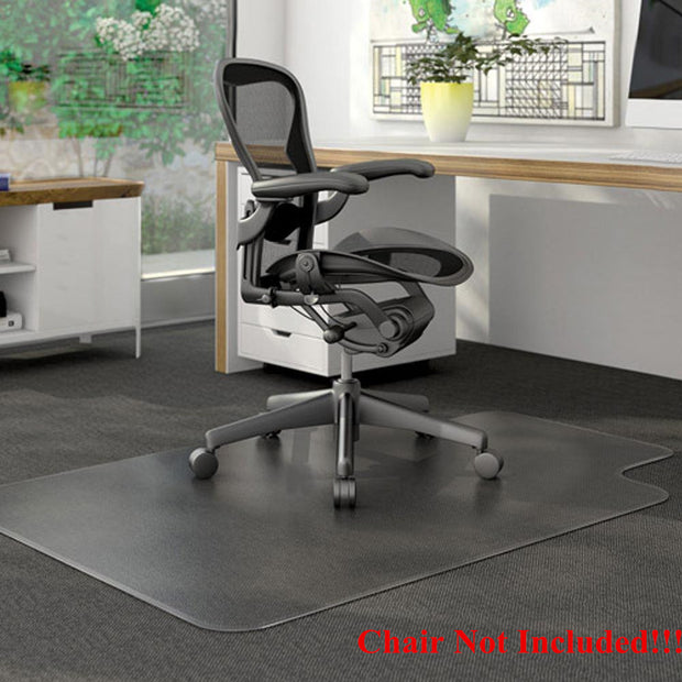 PVC Matte Desk Office Chair Floor Mat Protector for Hard Wood Floors 48" x 36"